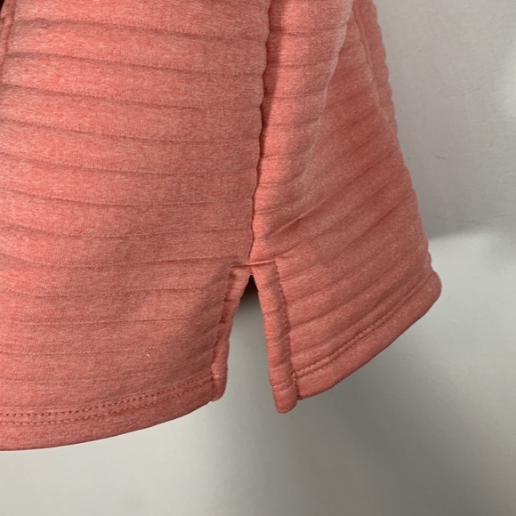 L.L Bean Pink Ribbed Zip-Up Sweater Vest - Picture 7 of 12